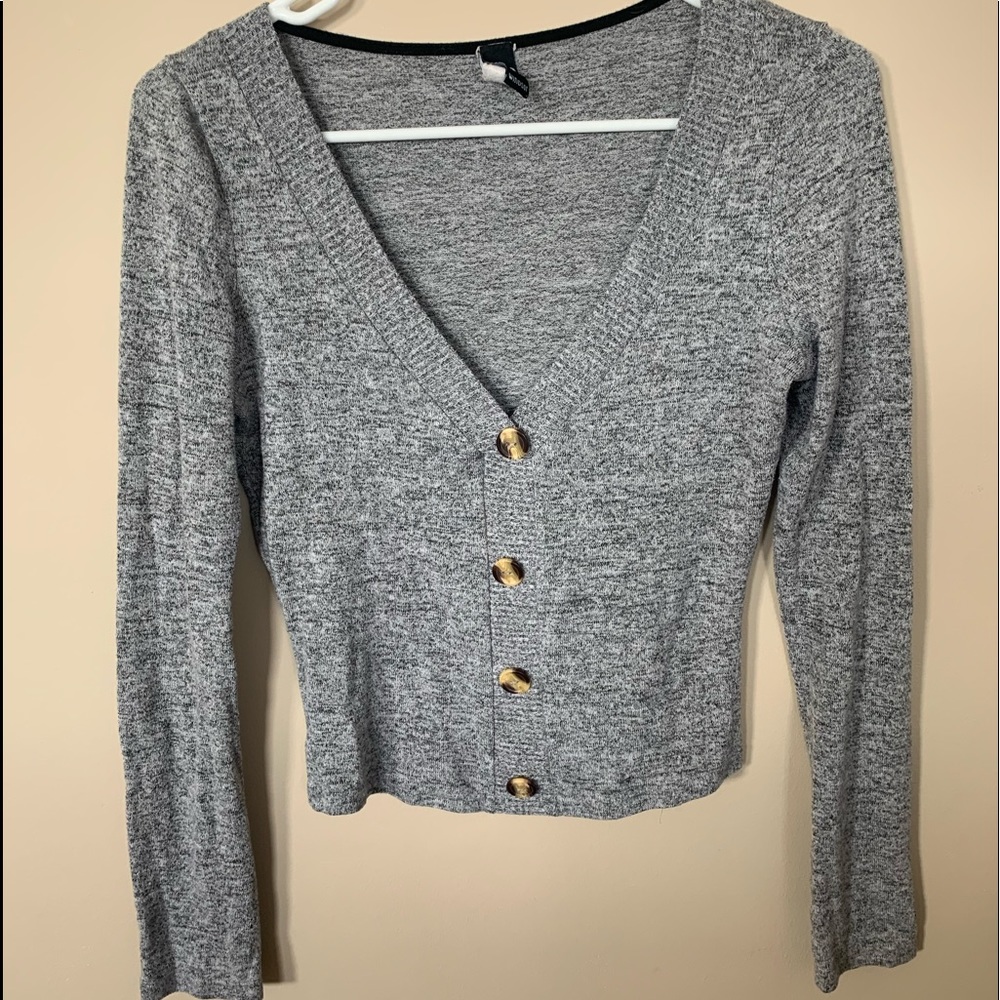Gray sweater